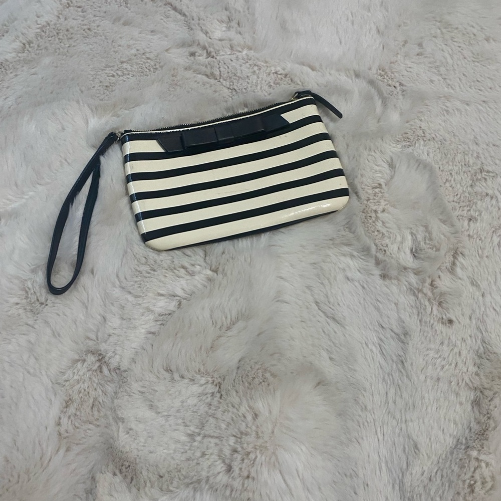 Kate Spade Black and Cream Clutch